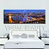 Original Printing Acrylic Painting Cityscape on Canvas for Wall Decor