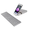 best quality aluminum 66keys bluetooth keyboard For ipad air mobile phone