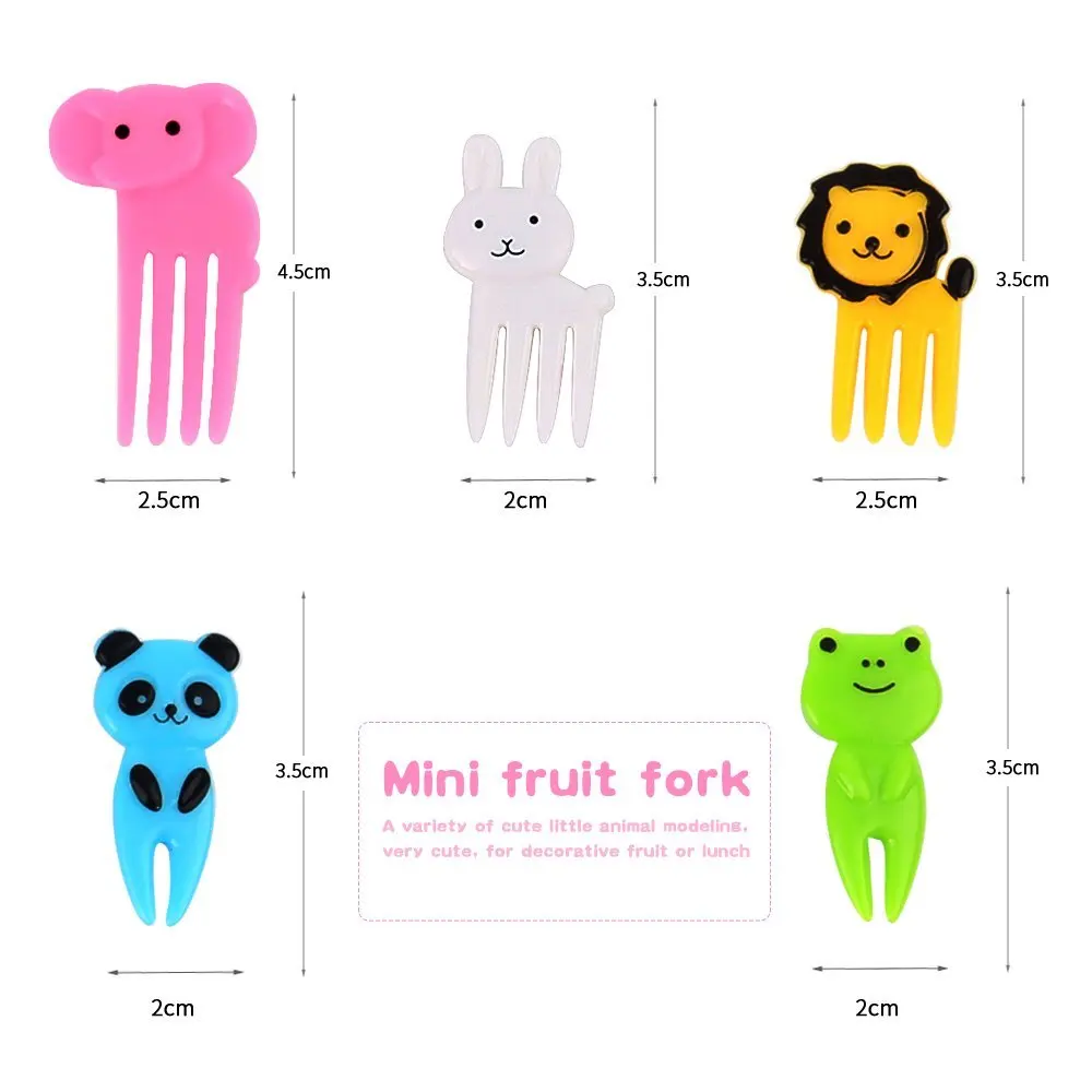 
10 pc Animal Food Picks from Japan Bento Box Accessory Set Lunch Box Elephant 