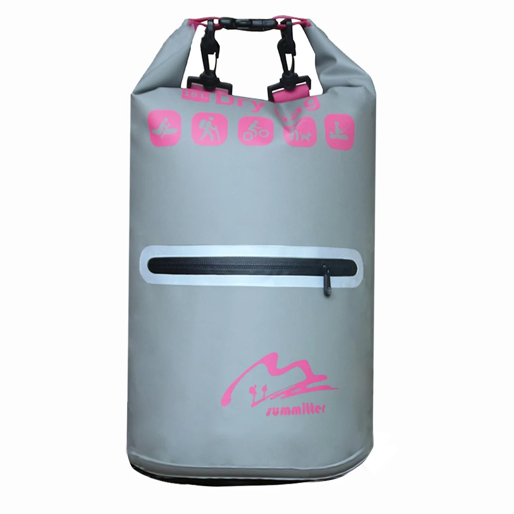 

Promotion customize logo dry bag beach dry bag for surfing, Gray