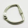 Durable DIY leather/paper binding rings steel book binder rings for office binding supplies