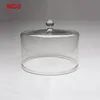Bell shape glass cake dome cover for cakes