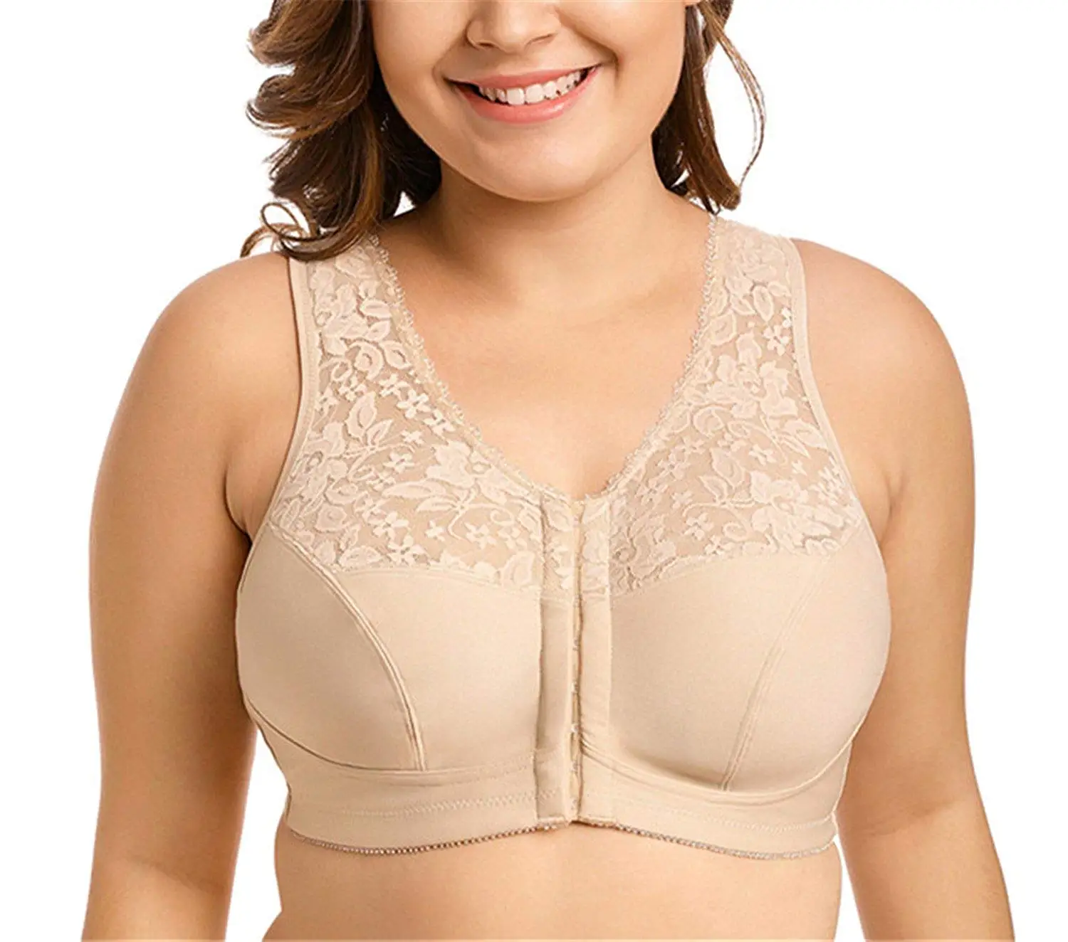 Susie Zechariah Female bras Big Size Full Coverage Non-Padded Underwire Unlined Thin Bra Back Closur