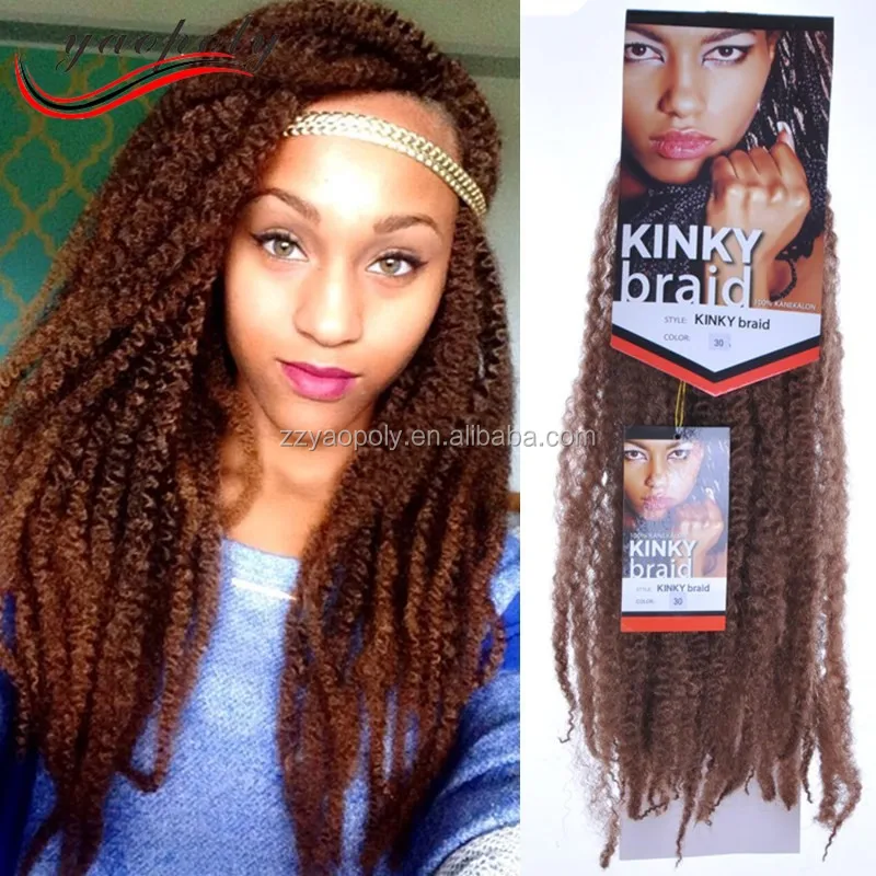 Cheap African Styles Hair Bundles Afro Kinky Curly Synthetic Hair