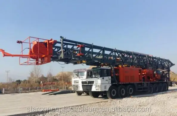 ZJ40 truck mounted oil  gas drilling rig