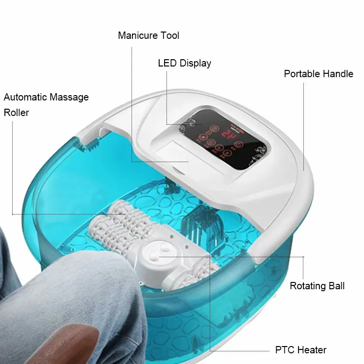 Multifunction Electric Pedicure Bath Spa Steam Therapy Chinese Portable