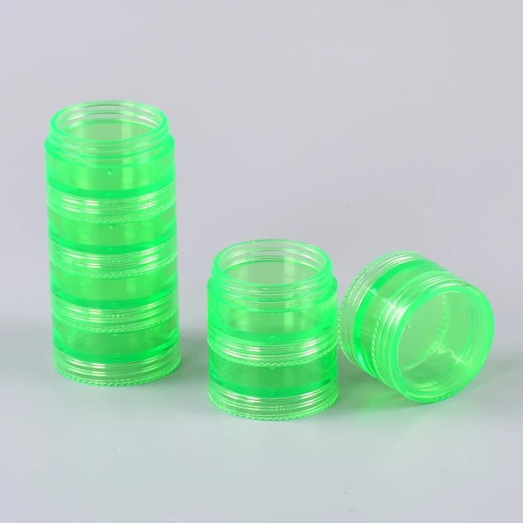 Round Portable Stackable Food Grade Pill Boxes Buy Stackable Pill