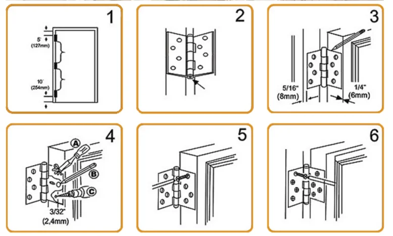 Sheet metal door