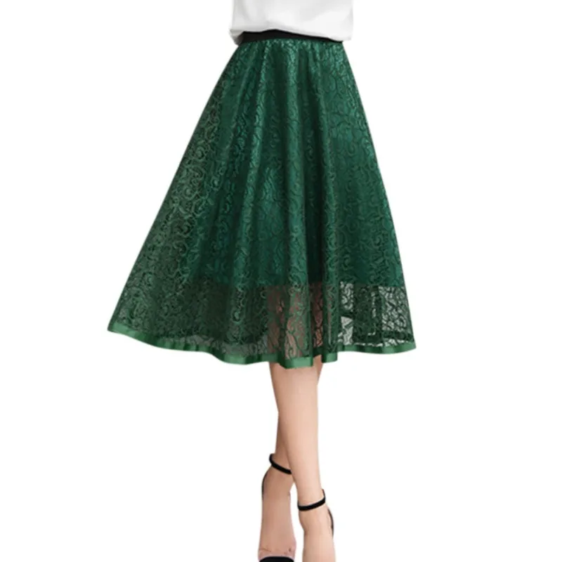 

Womens Ball Gown Pleated Elegant Organza Knee-Length Tulle Skirt