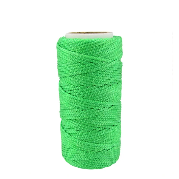 3 Mm 8 Strands Solid Braided Green Nylon Rope - Buy Green Nylon Rope ...