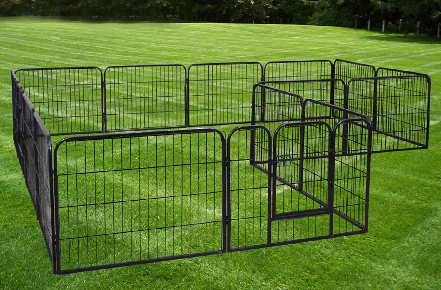 dog fence panels outdoor