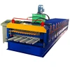 Colored Steel Roofing Step Sheets Cold Forming Production Line/Metal Glazing Step Tiles Roller Former Making