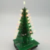 Three-dimensional 3D Christmas Tree DIY Electronic Tree LED DIY Kit Red/Gree/Yelow RGBW Flash Circuit welding practice kit