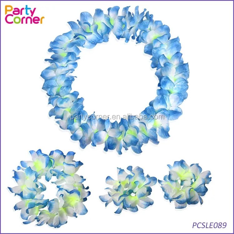 New Hawaiian Lei 4 Piece Set