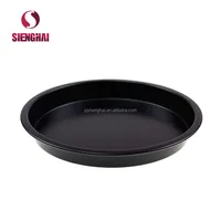 

Non-stick carbon steel bakeware round shaped pizza baking pan