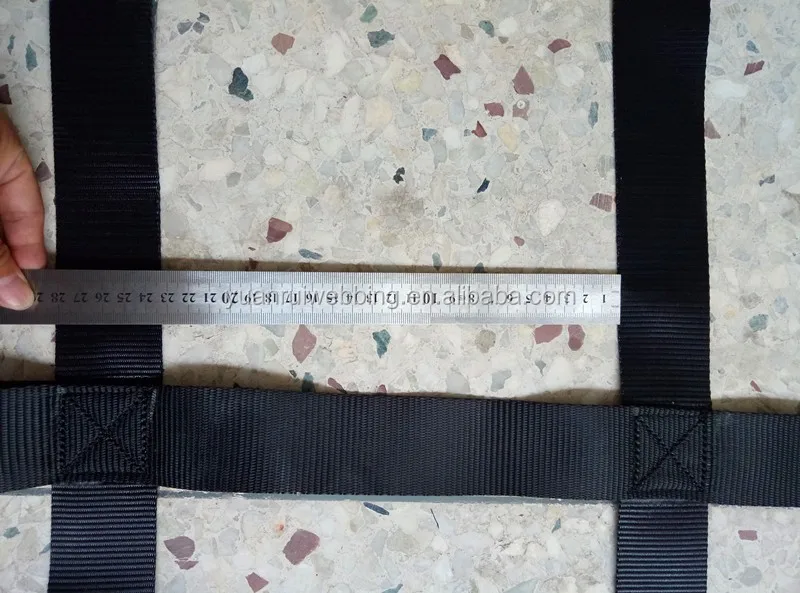 
polyester webbing net adjustable cargo net for truck for suv/climbing cargo net 