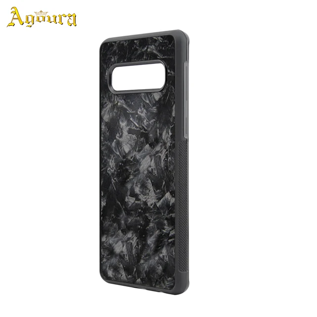 

Hot Sell Beautiful Grain Forged Carbon For Samsung S10, Black