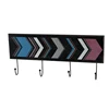 Modern Natural Wooden Wall Mounted Vintage Organizer robe Hangers Decorative Coat Hooks