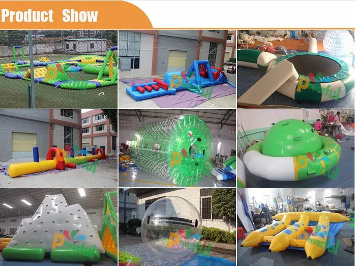 Inflatable water slide amuzement park equipment floating tower toy