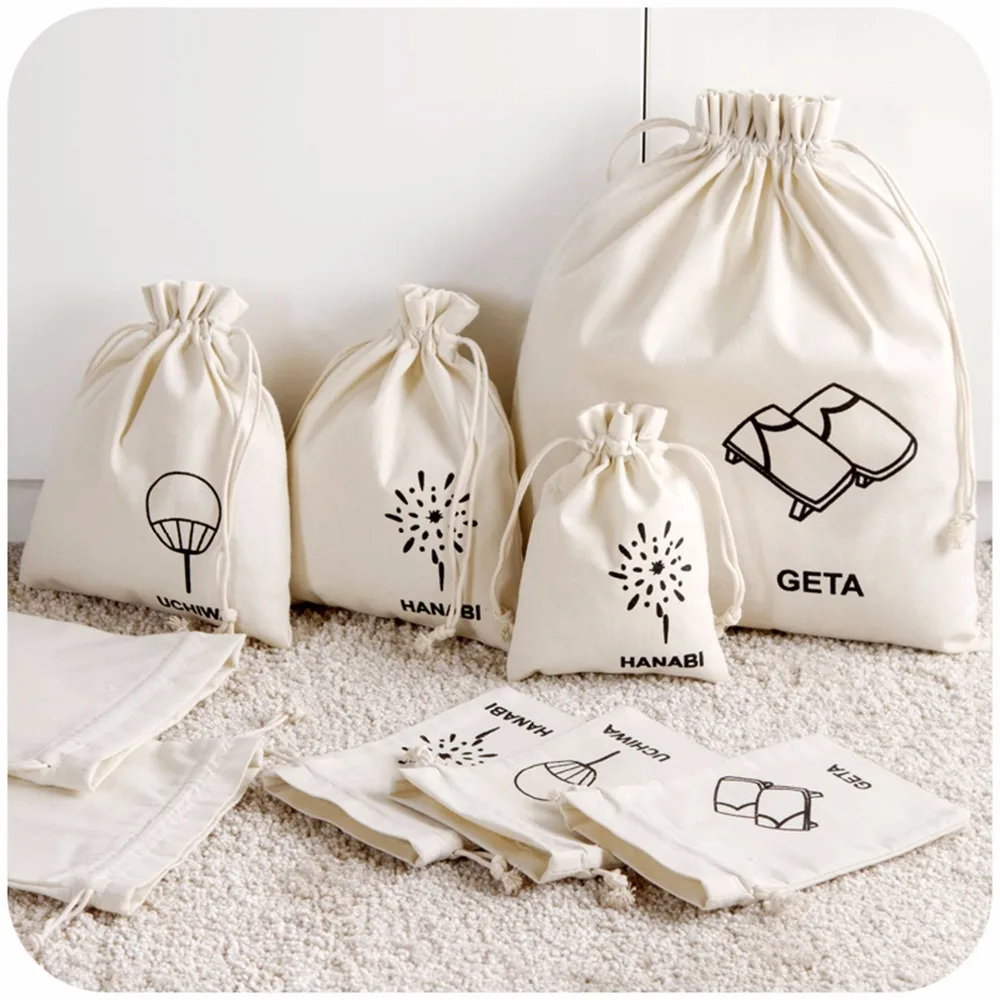 Wholesale Packing Bags Cotton Muslin Drawstring Bags