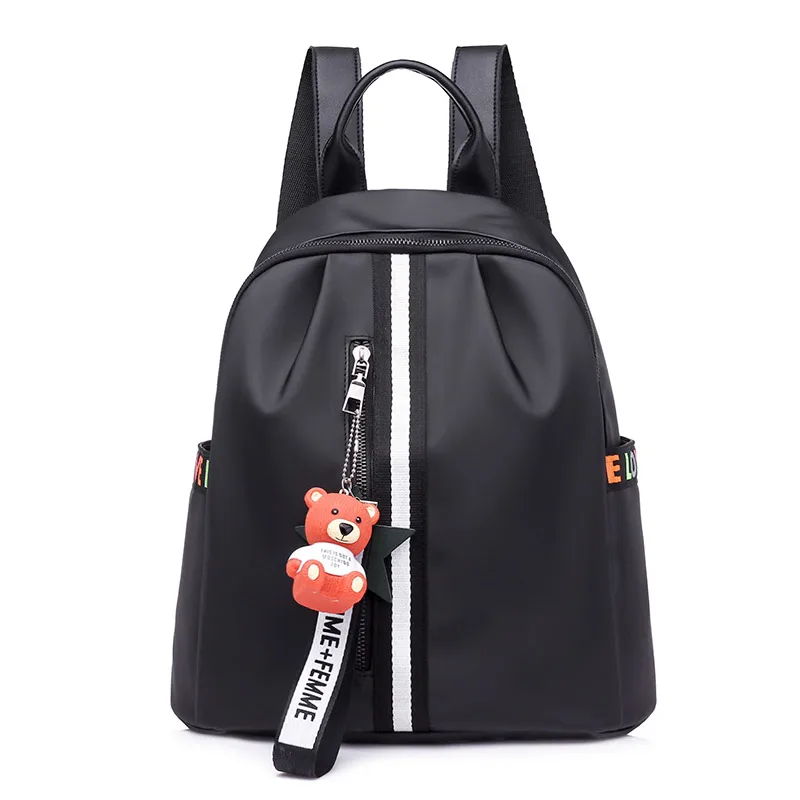 

Fashion backpack women nylon school bags for teenage girls practical functional travel female backpack, Customized