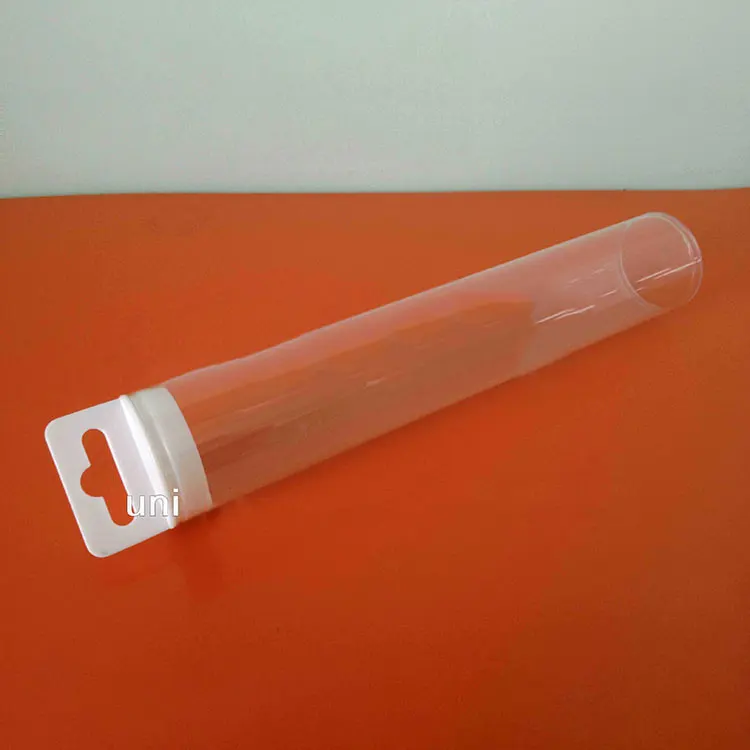 Clear Pvc Packaging Tubes With Hanging Caps Buy Cosmetic Tubes