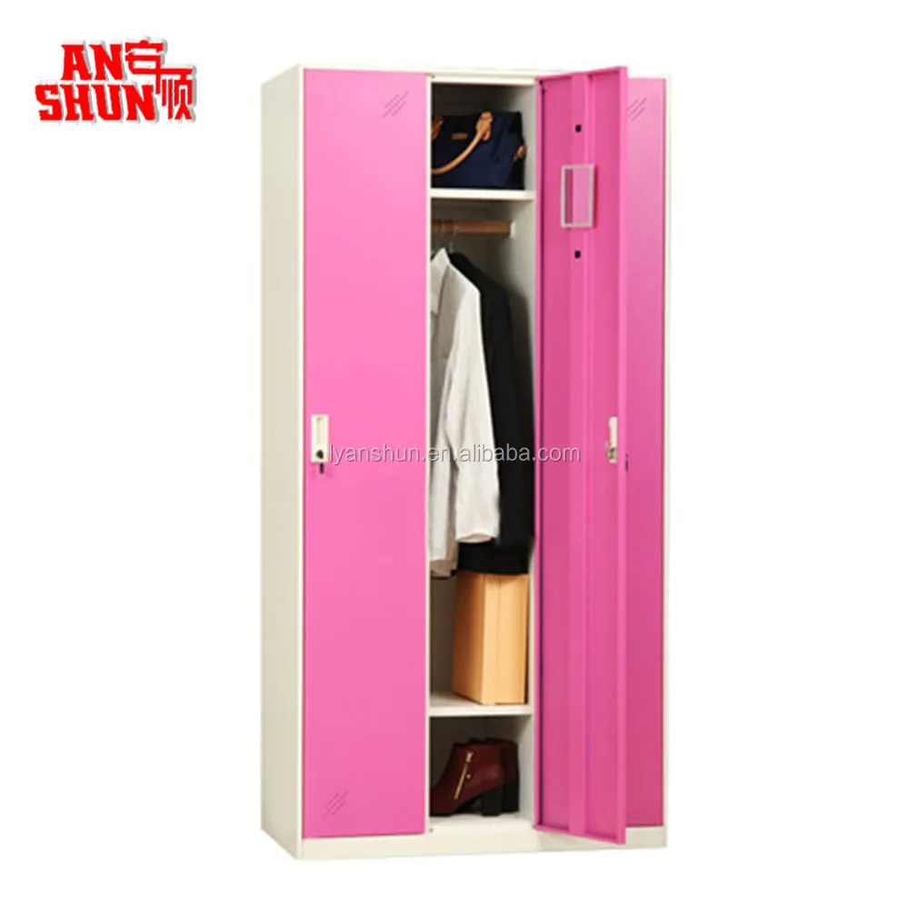 Fas 024 Flat Pack Design Furniture 2 Door Staff Clothes Locker