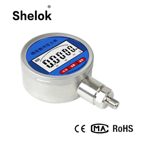 Smart LCD display small precision pressure gauge price