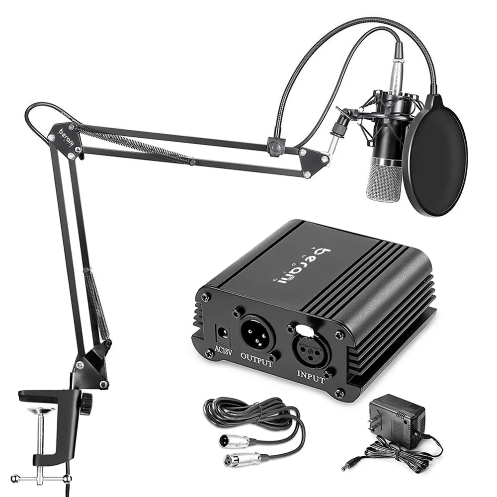 

Professional studio hd portable microphone
