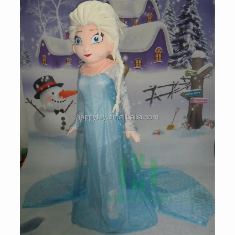 HI CE EN71 personalizado película de dibujos animados OLAF princesa Elsa Anna adultos traje de la mascota para los niños de promoción