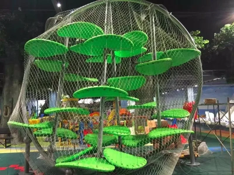 rope adventure for indoor amusement playground with safety rope net