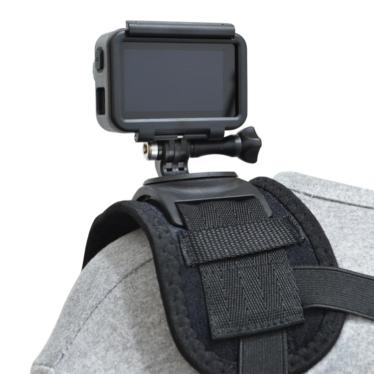 Rotating Single Shoulder Strap Chest Harness Mount Go Pro Action Camera