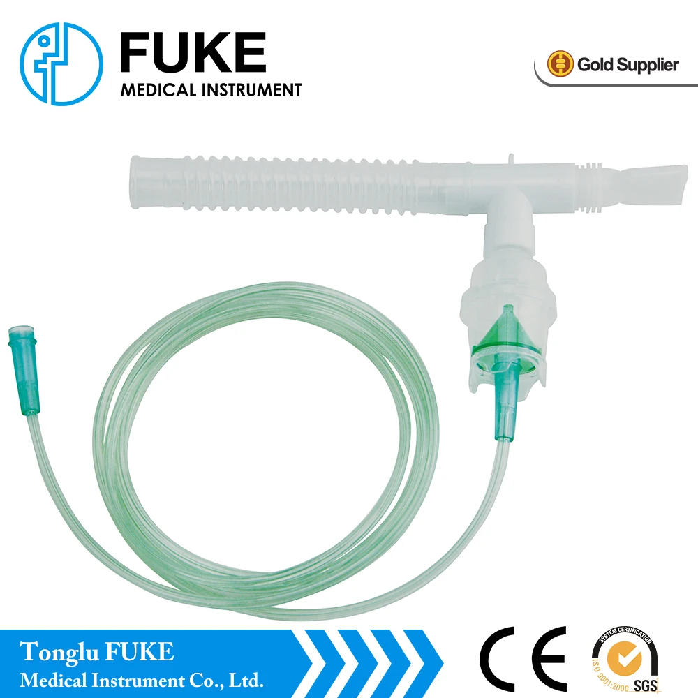 Hospital desechables aerosol kit nebulizador con oxígeno tubo de