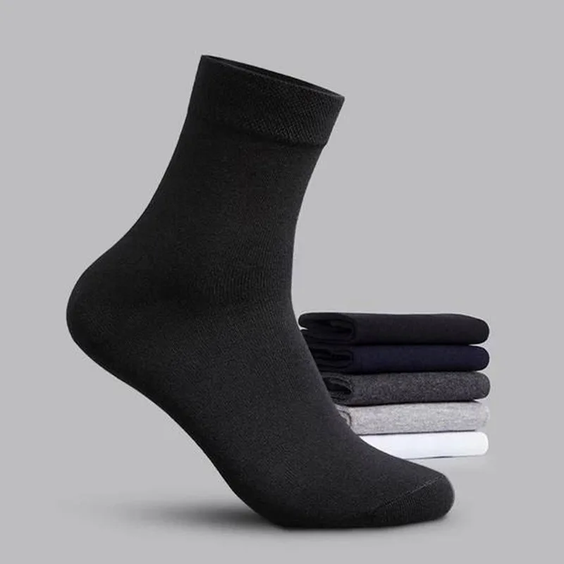 

New men multi colors business socks, black cotton socks for man