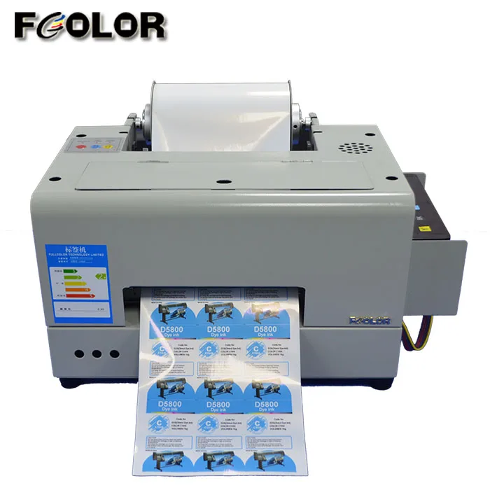 

6 Color Inkjet Label Printer A4 Roll Waterproof Pvc Sticker Label Printer Machine