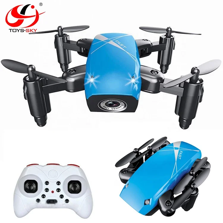 
Only 3cm Pocket Drone 2.4G A key Return Mini Folded S9 Drone with Headless and Hovering 
