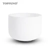 TOPFUND 432HZ Tuned Chakra Quartz Crystal Singing Bowl 10 inch CDEFGAB