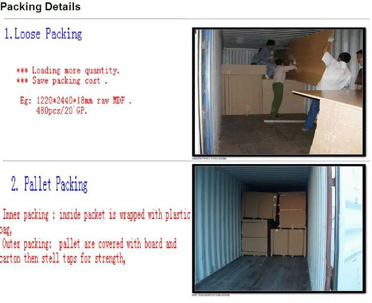 Packing details