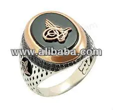 Turkish Ottoman Silver Islamic  Man Ring  Muslim  Men Arabic 