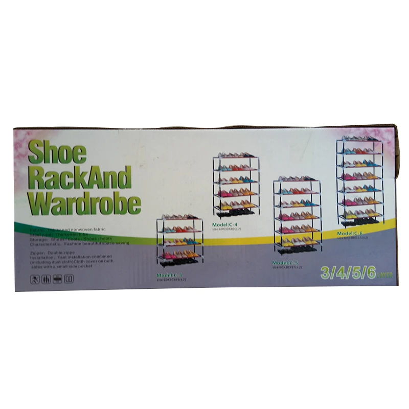
Multi-purpose 60X30X65cm folding Shoe rack demountable shoe cabinet storage rack 