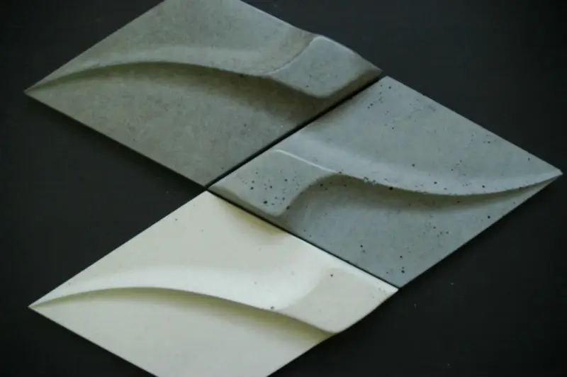 
Architectural concrete tiles 