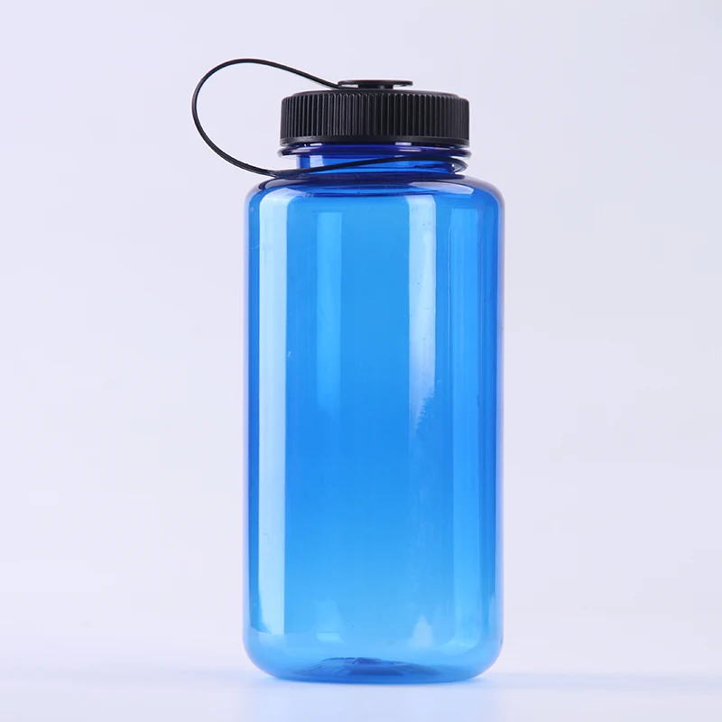 

1 litre plastic bottle customized nalgene water bottle with strap water bottle wide mouth durable plastic cup 100% BPA free