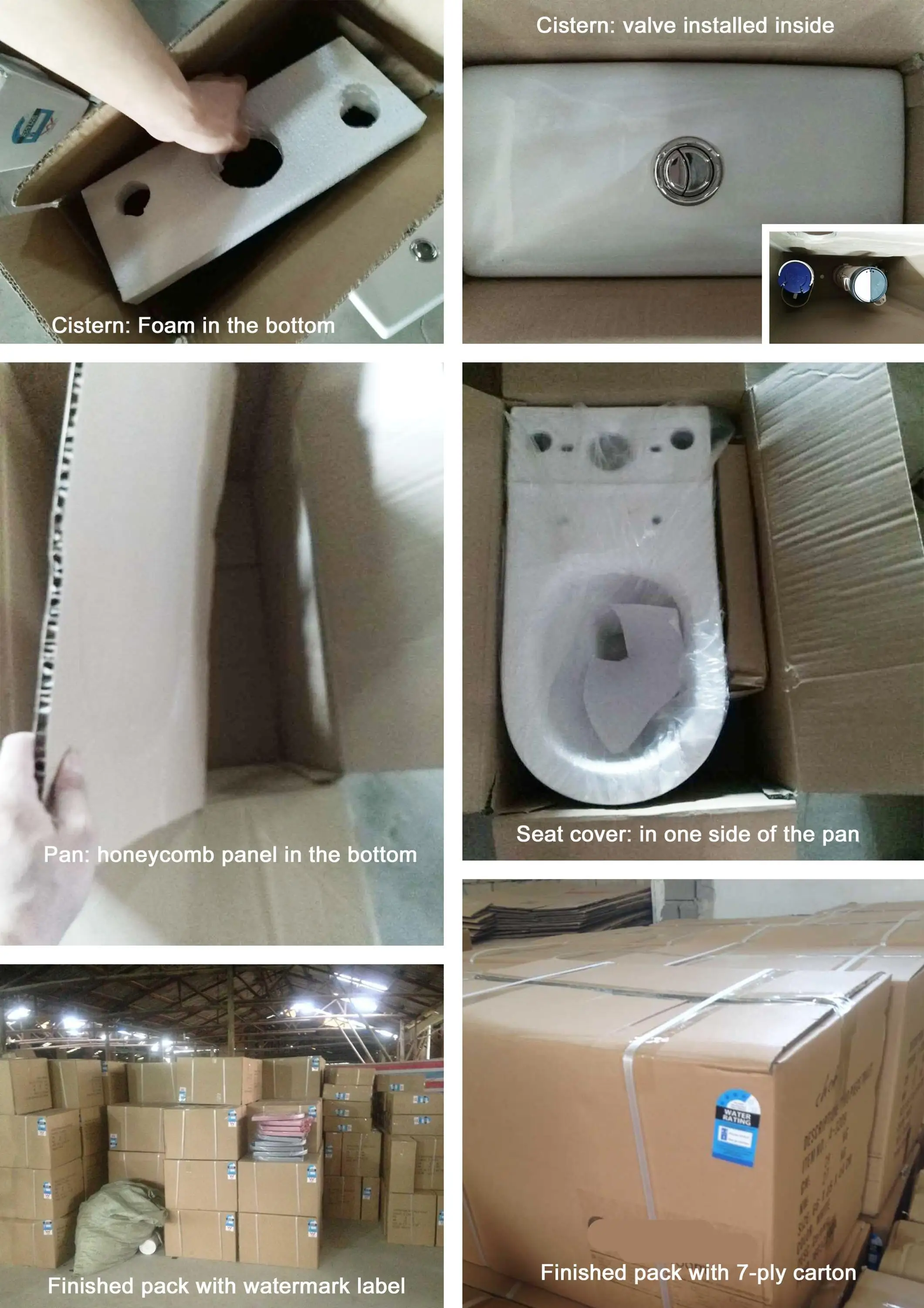 Chaozhou ceramic factory watermark toilet for bathroom equipment A3970B