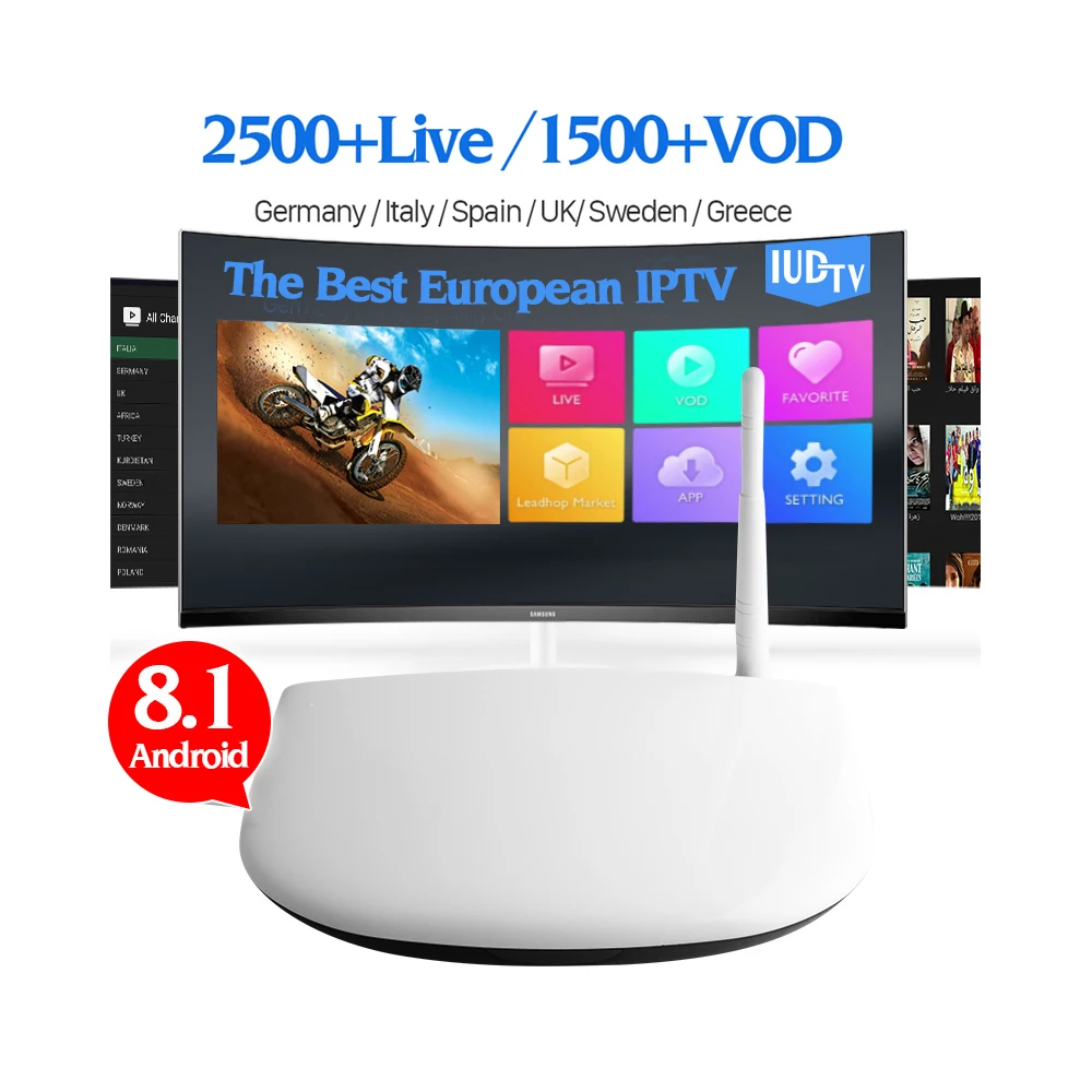 

Best Android TV Box Q1304 Africa Arabic IPTV APK 1900 Spanish Hot Full Movie IUDTV Subscription, N/a