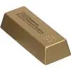 Logo printed Gold Bar Stress Ball/Gold Bar Stress Toy/Gold Bar Stress Reliever