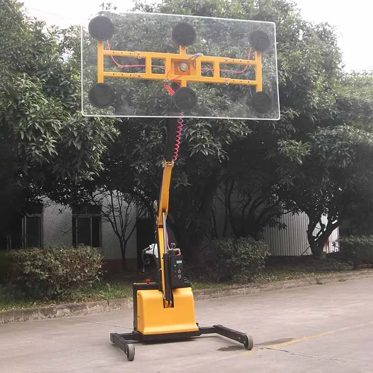 300kg Load Capacity Mobile Insulating Glass Lifting Equipment Electric