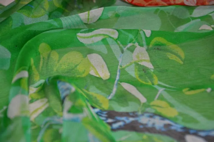 chiffon silk fabric HA 160088  140cm (9)