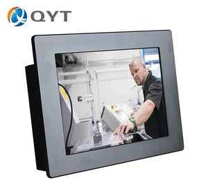 2018 Fanless Touch Screen Industrial Panel PC Intel Celeron J1900