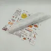 White Greaseproof Burger Food Packing Wax Paper