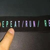 custom colorful reflective logo elastic band webbing tape for garment clothes